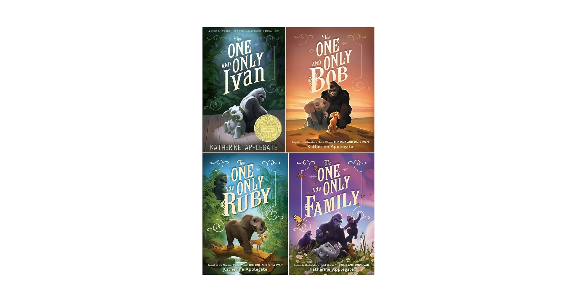 The One and Only Series 4 Books Set - The One and Only Ivan